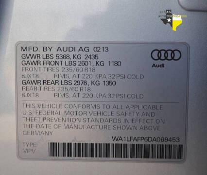 2013 Audi Q5 2.0T quattro Premium Plus