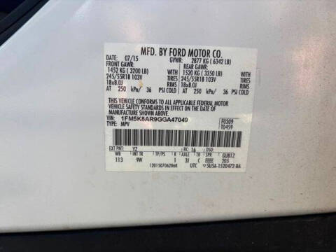 2016 Ford Explorer Police Interceptor Utility