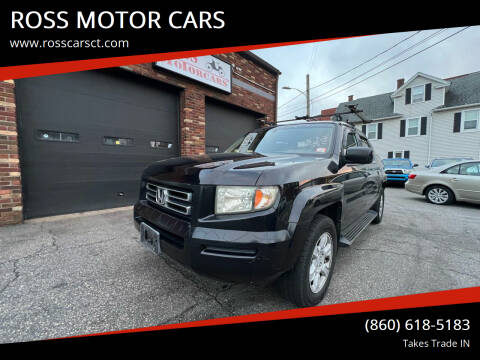 2006 Honda Ridgeline for sale at ROSS MOTOR CARS in Torrington CT