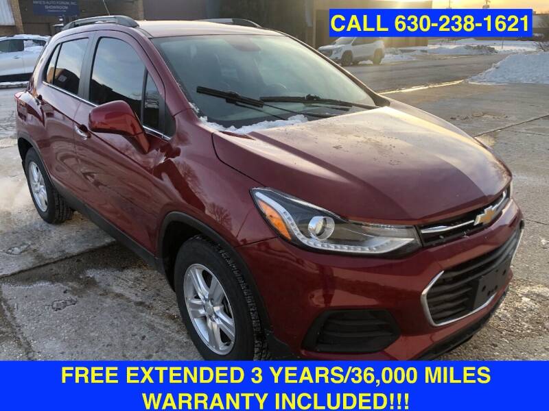 2018 Chevrolet Trax for sale at Mikes Auto Forum in Bensenville IL