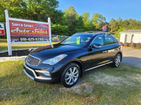 2016 Infiniti QX50 for sale at Super Sport Auto Sales in Hope Mills NC