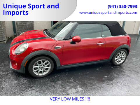 2016 MINI Convertible for sale at Unique Sport and Imports in Sarasota FL