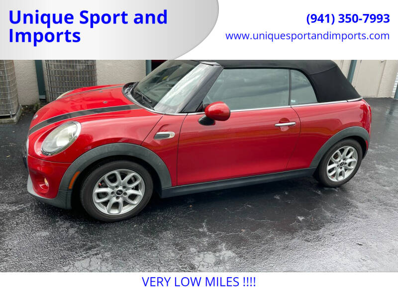 2016 MINI Convertible for sale at Unique Sport and Imports in Sarasota FL