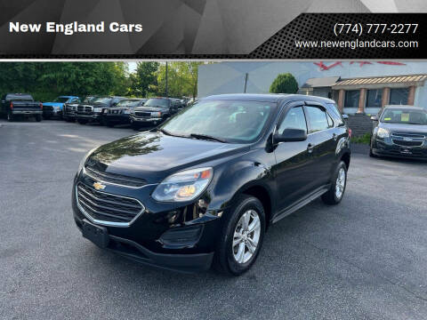 2016 Chevrolet Equinox for sale at New England Cars in Attleboro MA