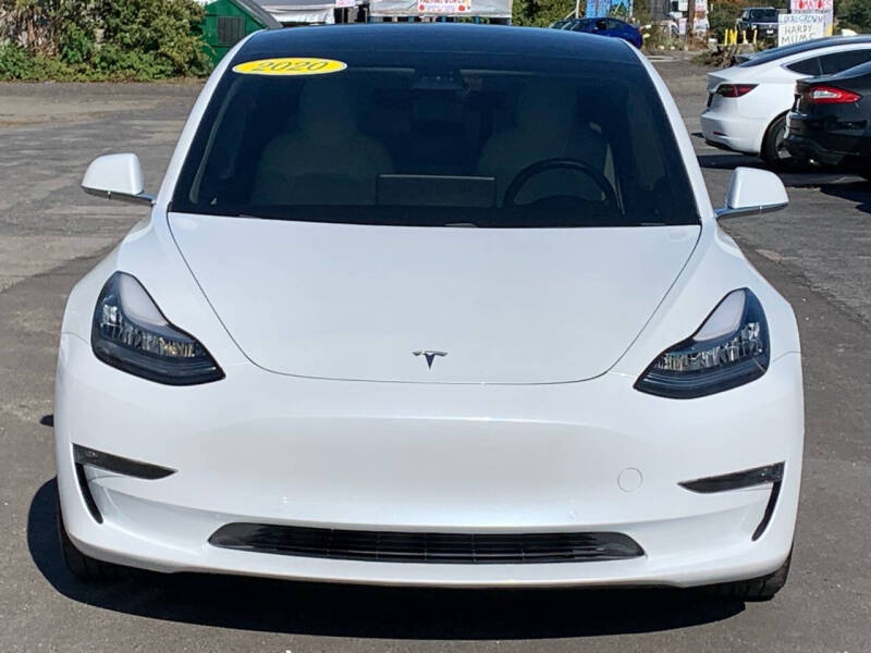 Used 2020 Tesla Model 3 Base with VIN 5YJ3E1EB2LF513559 for sale in Worcester, MA