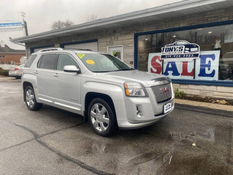 2013 GMC Terrain for sale at Tonys Auto Sales Inc in Wheatfield IN