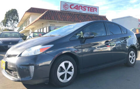 2012 Toyota Prius for sale at CARSTER in Huntington Beach CA