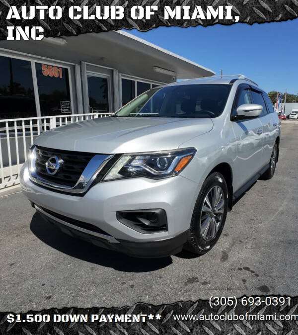 2019 Nissan Pathfinder for sale at AUTO CLUB OF MIAMI, INC in Miami FL