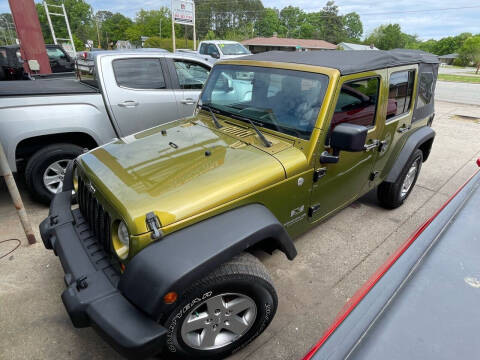 2007 Jeep Wrangler Unlimited for sale at E Motors LLC in Anderson SC