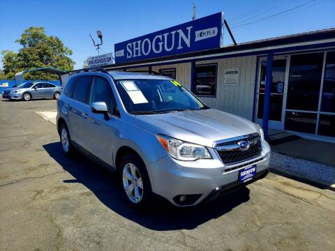 2014 Subaru Forester for sale at Shogun Auto Center in Hanford CA