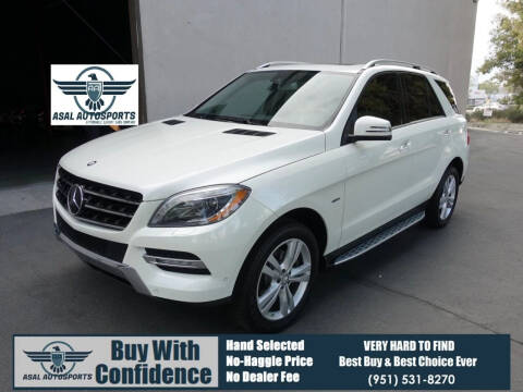 2012 Mercedes-Benz M-Class for sale at ASAL AUTOSPORTS in Corona CA