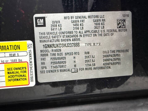 2017 Chevrolet Traverse Premier