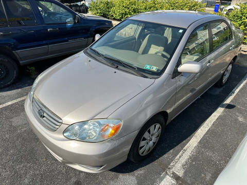 2003 Toyota Corolla for sale at 4X4 Rides in Hagerstown MD