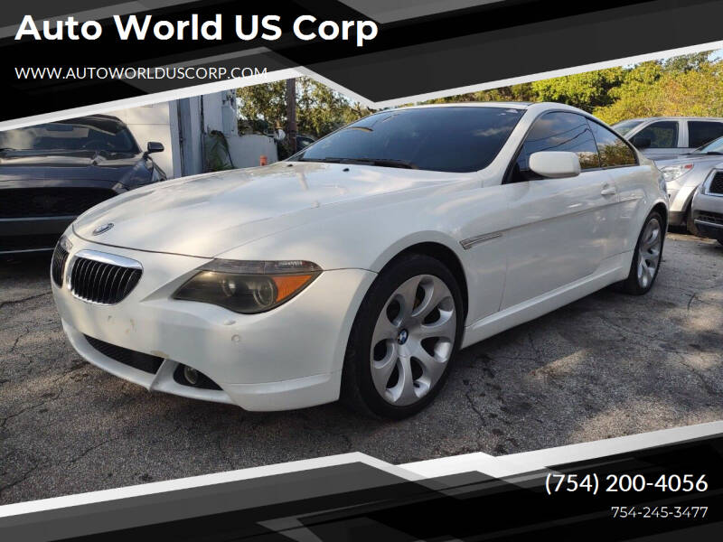2005 BMW 6 Series for sale at Auto World US Corp in Plantation FL