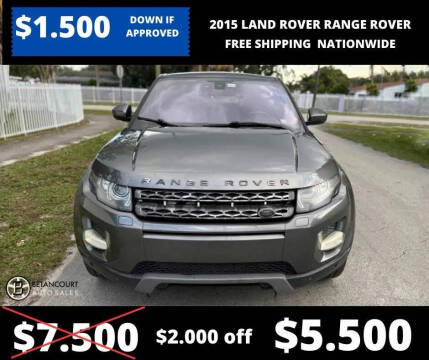 2015 Land Rover Range Rover Evoque Prestige