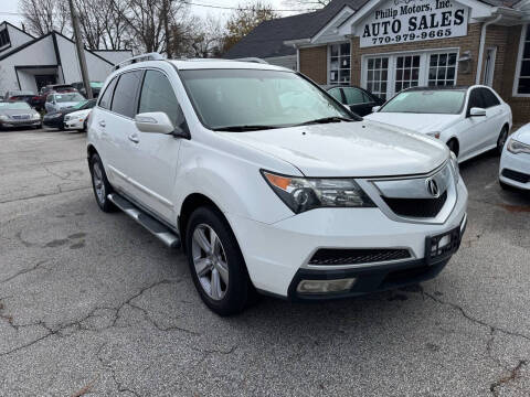 2012 Acura MDX for sale at Philip Motors Inc in Snellville GA