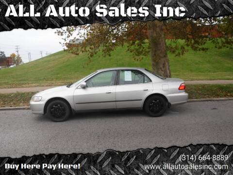 1998 Honda Accord for sale at ALL Auto Sales Inc in Saint Louis MO
