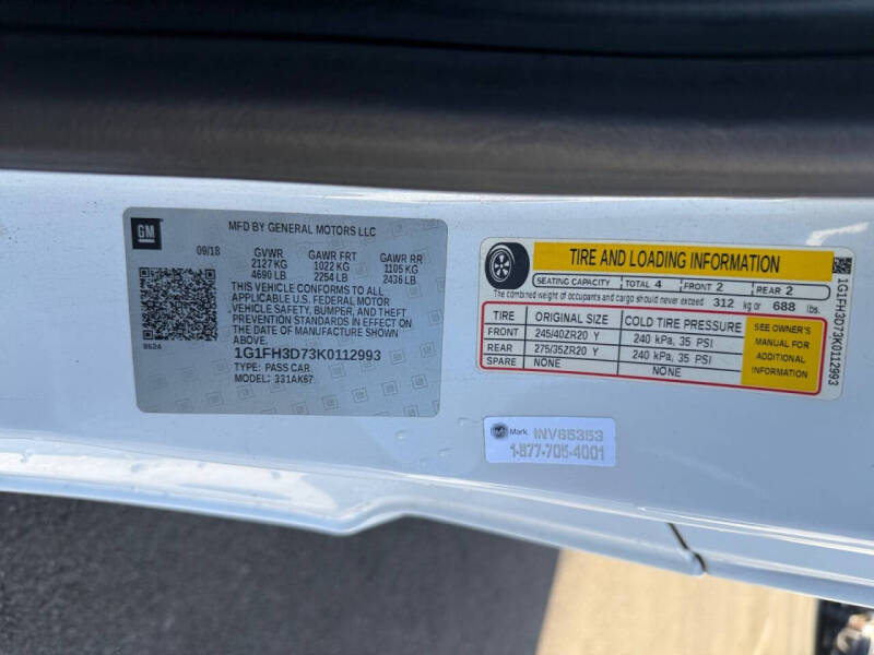 2019 Chevrolet Camaro SS