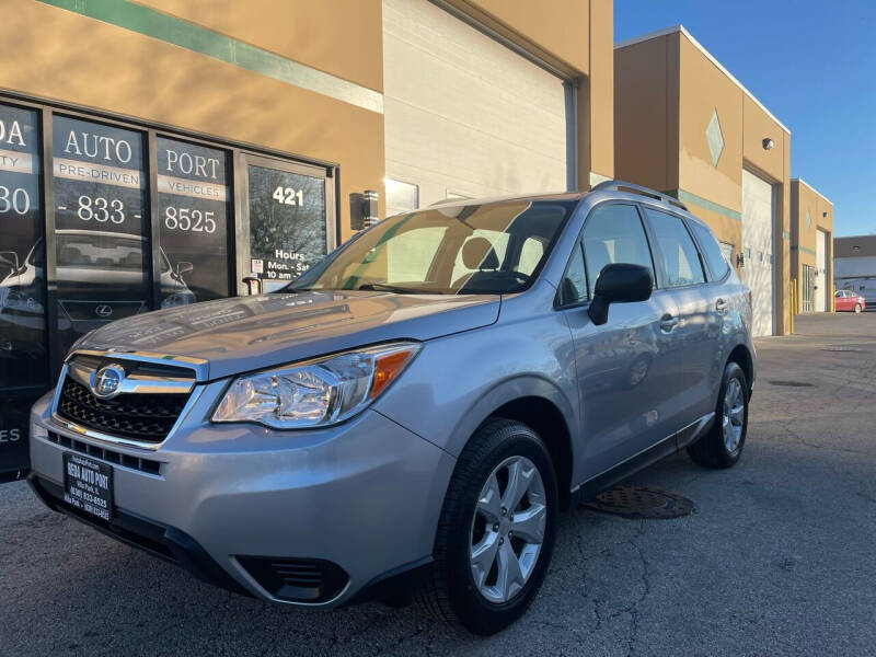 2015 Subaru Forester for sale at REDA AUTO PORT INC in Villa Park IL