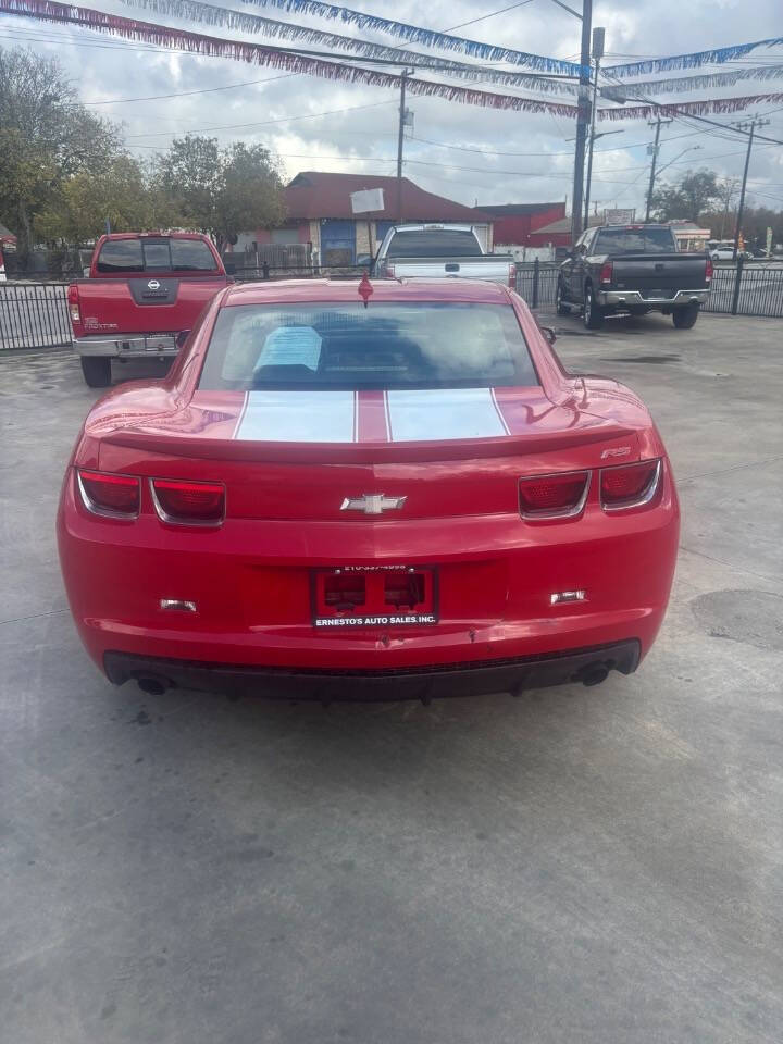 2013 Chevrolet Camaro for sale at ERNESTO'S AUTO SALES,INC in San Antonio, TX