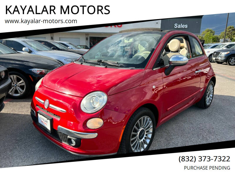 2012 FIAT 500c for sale at KAYALAR MOTORS SUPPORT CENTER in Houston TX
