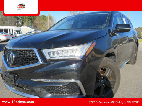 2019 Acura MDX for sale at J T Auto Group - 10orless.com in Raleigh NC