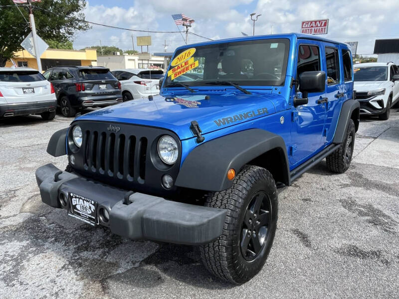 2016 Jeep Wrangler Unlimited Black Bear
