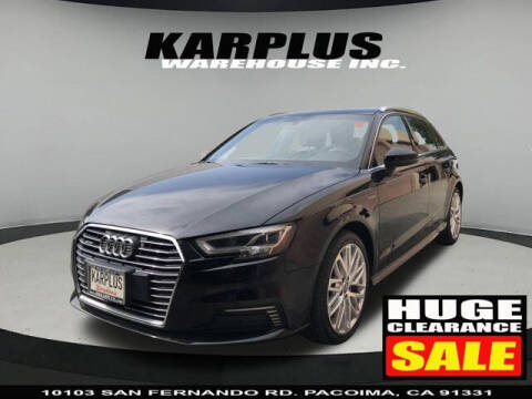 2018 Audi A3 Sportback e-tron for sale at Karplus Warehouse in Pacoima CA