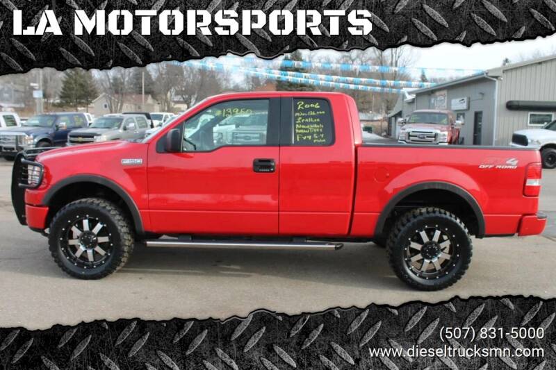 2006 Ford F-150 for sale at L.A. MOTORSPORTS in Windom MN