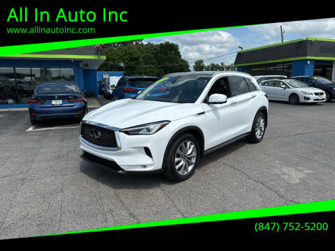 2021 Infiniti QX50 for sale at All In Auto Inc in Palatine IL