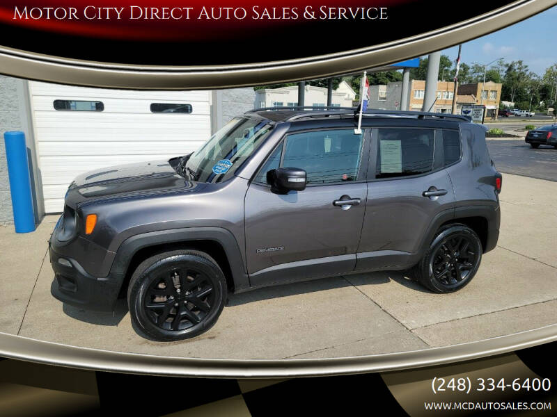 2016 Jeep Renegade for sale at Motor City Direct Auto Sales & Service in Pontiac MI