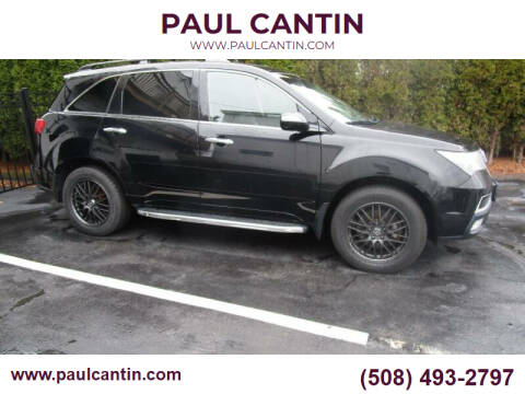 2012 Acura MDX for sale at PAUL CANTIN in Fall River MA