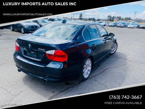 2007 BMW 3 Series for sale at LUXURY IMPORTS AUTO SALES INC in North Branch MN