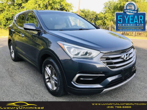 2017 Hyundai Santa Fe Sport for sale at LUXURY UNLIMITED AUTO SALES in San Antonio TX