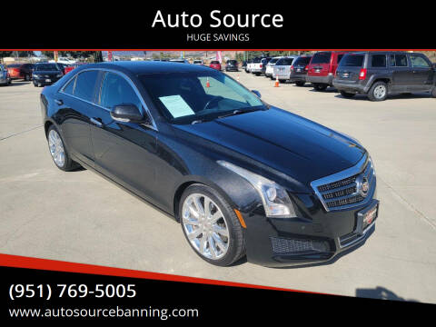 2014 Cadillac ATS for sale at Auto Source in Banning CA