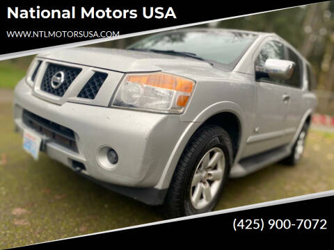 2008 Nissan Armada for sale at National Motors USA in Bellevue WA