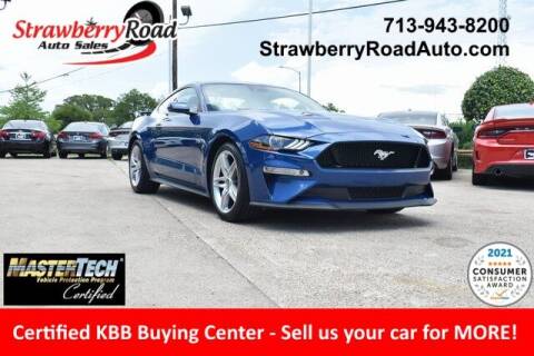 2022 Ford Mustang for sale at Strawberry Road Auto Sales in Pasadena TX