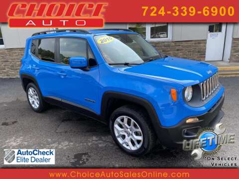 2015 Jeep Renegade for sale at CHOICE AUTO SALES in Murrysville PA