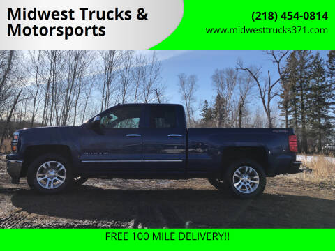 2014 Chevrolet Silverado 1500 for sale at Midwest Trucks & Motorsports in Merrifield MN