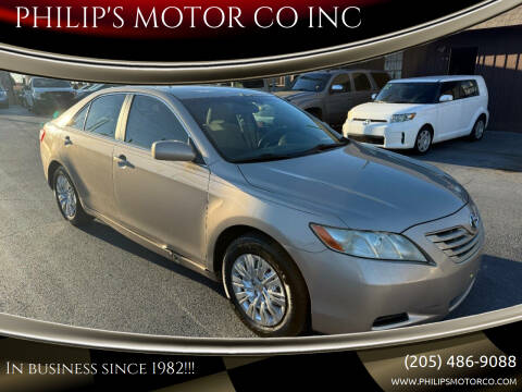 2007 Toyota Camry for sale at PHILIP'S MOTOR CO INC in Haleyville AL