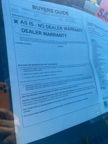 2007 Chevrolet Express 1500