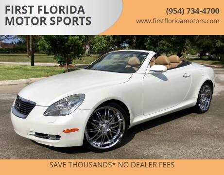 2007 Lexus SC 430 for sale at FIRST FLORIDA MOTOR SPORTS in Pompano Beach FL