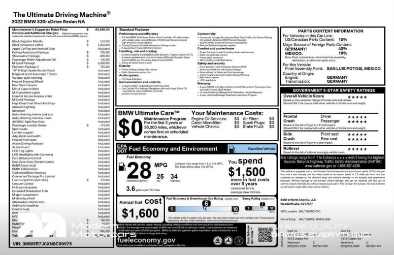 2022 BMW 3 Series 330i xDrive