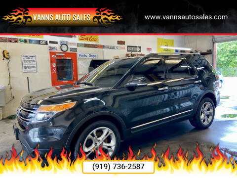 2015 Ford Explorer for sale at Vanns Auto Sales in Goldsboro NC
