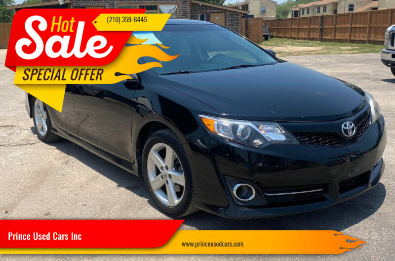 2012 Toyota Camry for sale at Prince Used Cars Inc in San Antonio TX