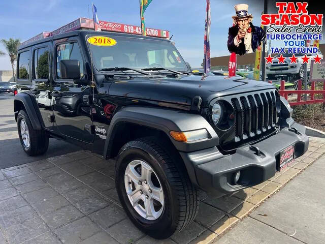 2018 Jeep Wrangler Unlimited for sale at CARCO OF POWAY in Poway CA