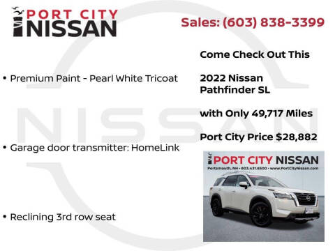 2022 Nissan Pathfinder SL