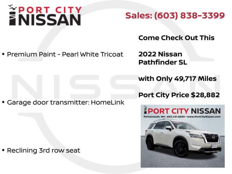 2022 Nissan Pathfinder SL