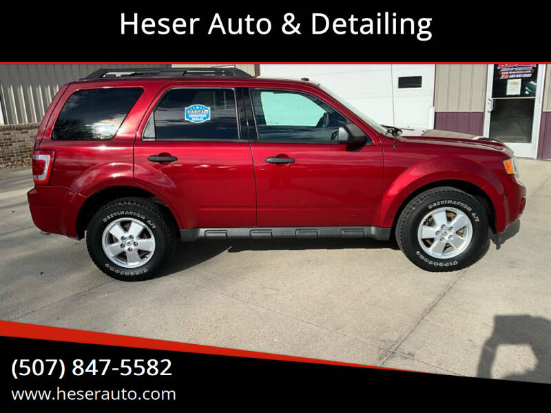 2012 Ford Escape for sale at Heser Auto & Detailing in Jackson MN