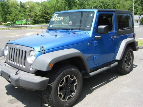 2015 Jeep Wrangler for sale at Middlesex Auto Center in Middlefield CT